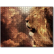 Caka Tablo Cakapuzzle Erkek Aslan Yelesi ve Aynı Renk Bulutlar 500 Parça Puzzle Yapboz Mdf (Ahşap)