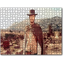 Caka Tablo Cakapuzzle Iyi Kötü Çirkin Clint Eastwood 500 Parça Puzzle Yapboz Mdf (Ahşap)