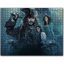 Caka Tablo Cakapuzzle Karayip Korsanları Film 120 Parça Puzzle Yapboz Mdf (Ahşap)