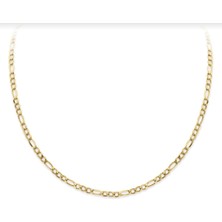 Milet Kuyumculuk 14 Ayar Altın Figaro Zincir Kolye