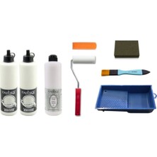 Cadence 1 Litre Eskimiş Beyaz Boya + Mat Vernik Set 500 ml