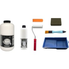 Cadence Pak Beyaz Boya 2 Litre + Ultimate Glaze Vernik Set 500 ml