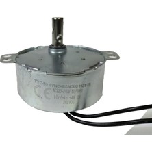 Ikon Tyc 50  10 Rpm Cw Tek Yön 4W Ac Senkron Motor, Şömine Motoru