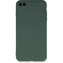 Casetify iPhone 7 Plus Kamera Korumalı Silikon Lansman Kılıf Haki Yeşil