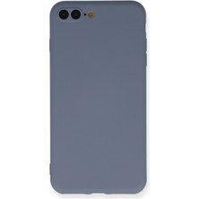 Casetify iPhone 7 Plus Kamera Korumalı Silikon Lansman Kılıf Gri