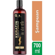 Hunca Care Hunca Keratin Şampuan 700 ml Hunca Hunca Defne ve Sarımsaklı Saç Kremi 400 ml Hediye