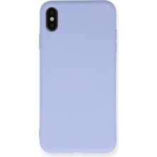 Bilişim Aksesuar iPhone Xs Max Kamera Korumalı Silikon Lansman Kılıf Hava Mavi