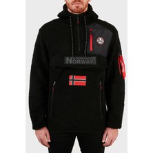 Norway Geographical Kapüşonlu Yarım Fermuarlı Outdoor Polar Erkek Polar Terıfıque