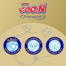 Goo.n Premium Soft Bebek Bezi 2 Beden Premium Bant 46'lı