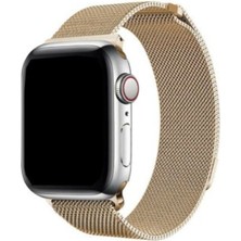 Bushco Store Apple Watch Uyumlu Bronz Metal Kordon 42-44 mm