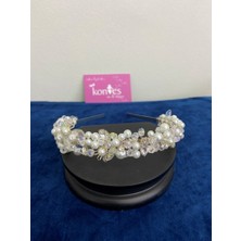 Kontes Gelin Gümüş Rengi Saç Aksesuarı