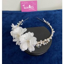 Kontes Gelin Gümüş Rengi Saç Aksesuarı