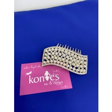 Kontes Gelin Beyaz  Saç Aksesuarı