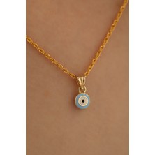 Milet Kuyumculuk 14 Ayar Altın Mineli Göz Halat Zincir Kolye