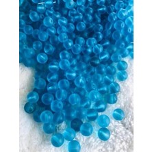 Flea Market 8mm Yuvarlak Cam Boncuk - Takı Boncuğu - 50 Adet -