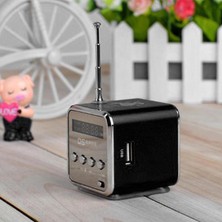 Good Shop Dijital Fm Radyo Hoparlörü Çıft Kanallı Sd/tf U Stereo Hoparlör / Disk Mikro Kart S6W1 (Yurt Dışından)