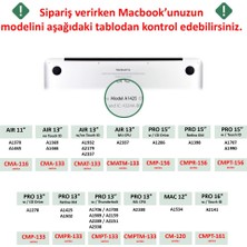 Codegen Apple 13" Macbook Air (M1) A2337 Şeffaf Kılıf Koruyucu Kapak + USB Çevirici CMATMC-133T