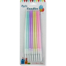 Acar Süs Mum Pastel Rengarenk 19 cm