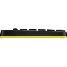 Logitech MK240 Nano Kablosuz Klavye ve Fare Seti (Siyah -Sarı )(Yurt Dışından)