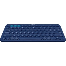 Logitech K380 Taşınabilir Çok Aygıt Kablosuz Bluetooth Klavye (Mavi) (Yurt Dışından)