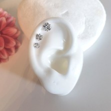 Bylin Cerrahi Çelik Kalpli Set Piercing