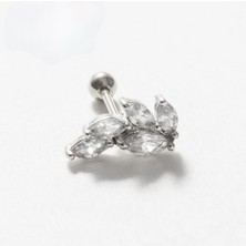 Bylin Cerrahi Çelik Yaprak Demeti Piercing