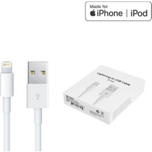 Renovera Apple iPhone Uyumlu Lightning Hızlı Şarj Kablosu - Data Kablosu Ithalatçı Garantili 100CM