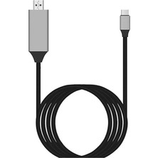 Powermaster PM-6921 Type-C To HDMI 2 Metre Çevirici Kablo