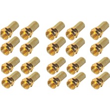 OEM F Konnektör Rg6 Gold Standart (100 Adet) 1.kalite