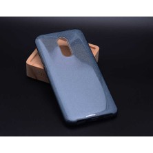 MobaxAksesuar Xiaomii Redmi Note 4X Kılıf Simli Parlak Shining Kapak Siyah