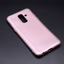 MobaxAksesuar Samsung Galaxy J8 Kılıf Soft Mat Premier Case Rose Gold