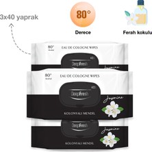 Deep Fresh Kolonyalı Islak Mendil Yasemin 3 x 40 Yaprak