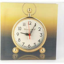 Koopman Kanvas Resim Saat Sarı