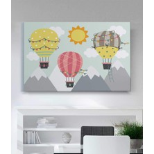 VeraStore Hava Balonu Çocuk Odası Tabloları
