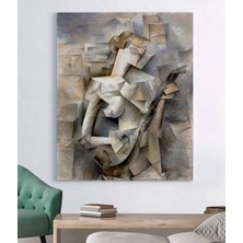 VeraStore Pablo Picasso Mandolinli Kız Kanvas Tablo