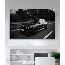 VeraStore Bmw Araba Kanvas Tablo Oturma Odası Ev Ofis Çalışma Dekor
