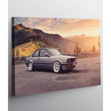 VeraStore Bmw Araba Kanvas Tablo Oturma Odası Ev Ofis Çalışma Dekor