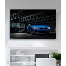 VeraStore Bmw Araba Kanvas Tablo Oturma Odası Ev Ofis Çalışma Dekor