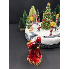 Thimbles & More Yılbaşı Noel Baba Ayıcık Hediye Aksesuar Kutusu Mücevher Kutusu