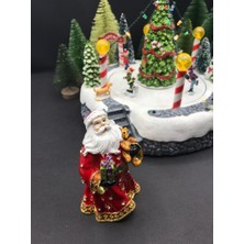 Thimbles & More Yılbaşı Noel Baba Ayıcık Hediye Aksesuar Kutusu Mücevher Kutusu