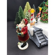Thimbles & More Noel Baba Kuş Yuvası Baston Şeker Aksesuar Kutusu Mücevher Kutusu