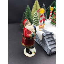 Thimbles & More Noel Baba Kuş Yuvası Baston Şeker Aksesuar Kutusu Mücevher Kutusu