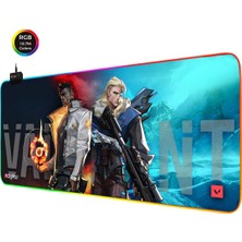 Digipod RGB Gaming  Oyuncu Mousepad Kaymaz Taban valorant 70 X 30 4mm Kalınlık