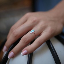 By Golden House Mineli Damla Yüzük