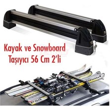 Team Car Carub Oto Kayak ve Snowbort Taşıyıcı 56 cm 2'li Kilitli