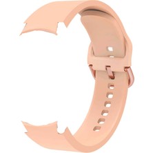 Dlrcase Samsung Galaxy Watch 4 Classic 46MM Kordon Model Uyumlu Kançalı Silikon Krd 50 Bronz