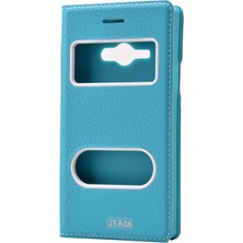 Zore Galaxy J1 Ace Kılıf Dolce Case Turkuaz