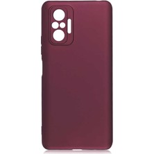 Zore Xiaomi Redmi Note 10 Pro Kılıf Premier Silikon Mürdüm