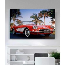 VeraStore Klasik Araba Kanvas Tablo