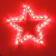Sunlight LED Işıklı Yıldız Yılbaşı Süsü 220V Kırmızı 80 cm